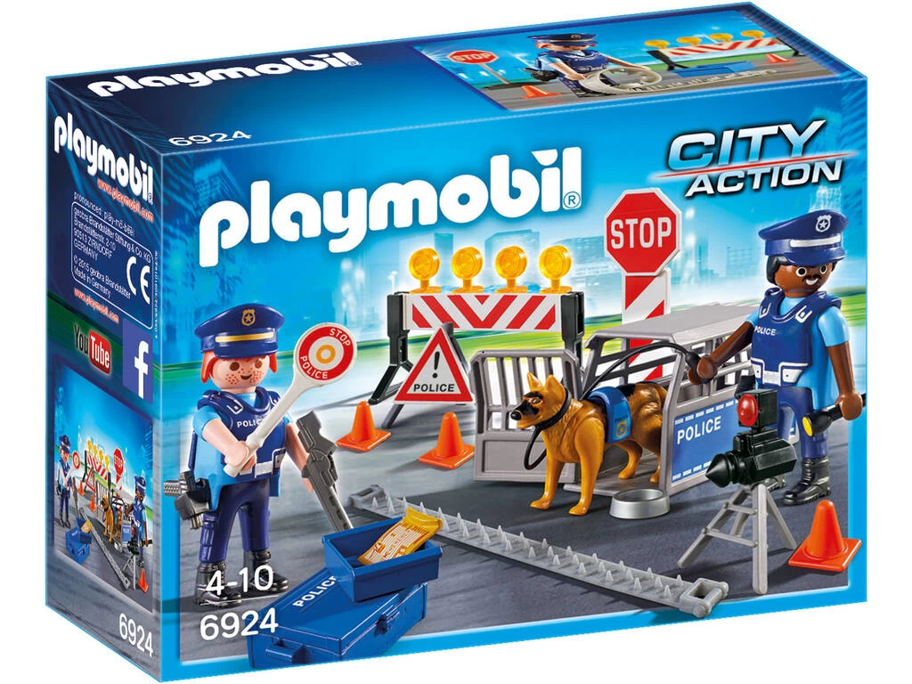 Playmobil Control De Policía 6924 3 Playmobil Control De Policía 6924