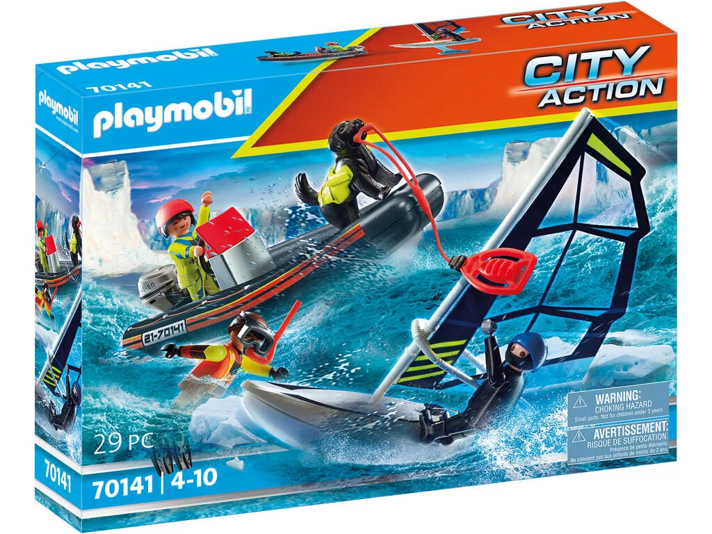 Playmobil Rescate Marítimo Rescate Polar Con Bote 70141 3 Playmobil Rescate Marítimo Rescate Polar Con Bote 70141