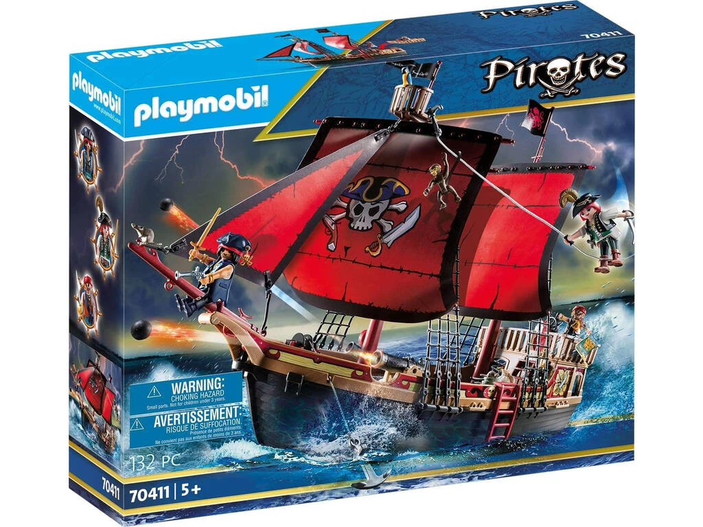 Playmobil Barco Pirata Calavera 70411 3 Playmobil Barco Pirata Calavera 70411