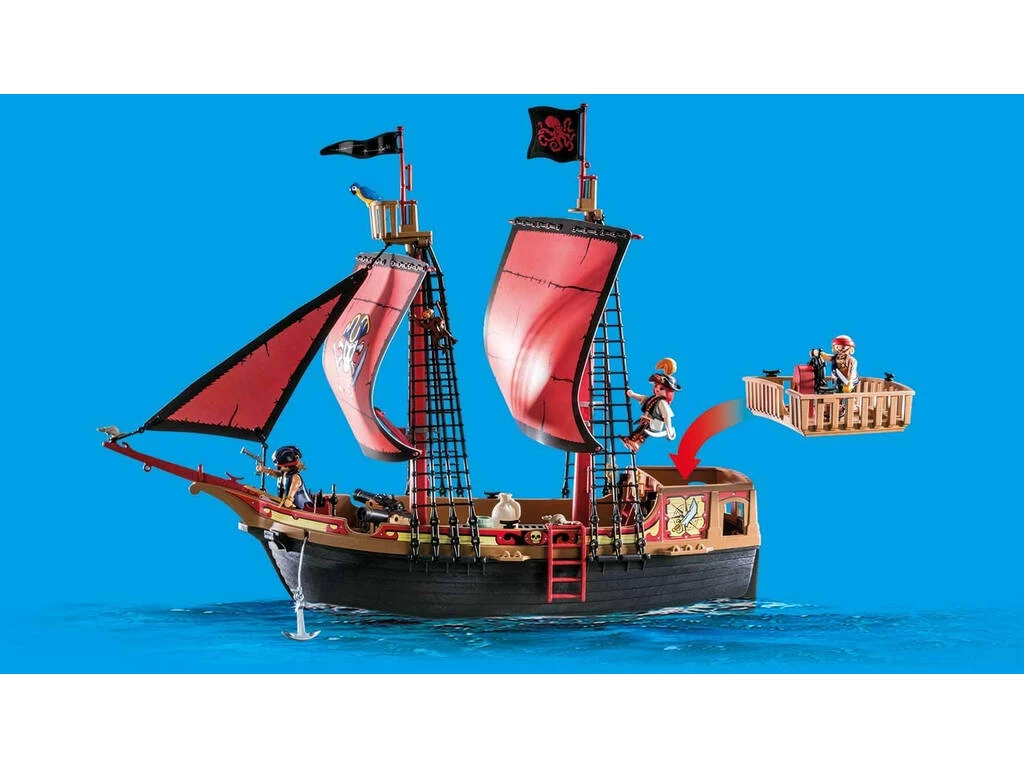 Playmobil Barco Pirata Calavera 70411 5 Playmobil Barco Pirata Calavera 70411 - Imagen 3