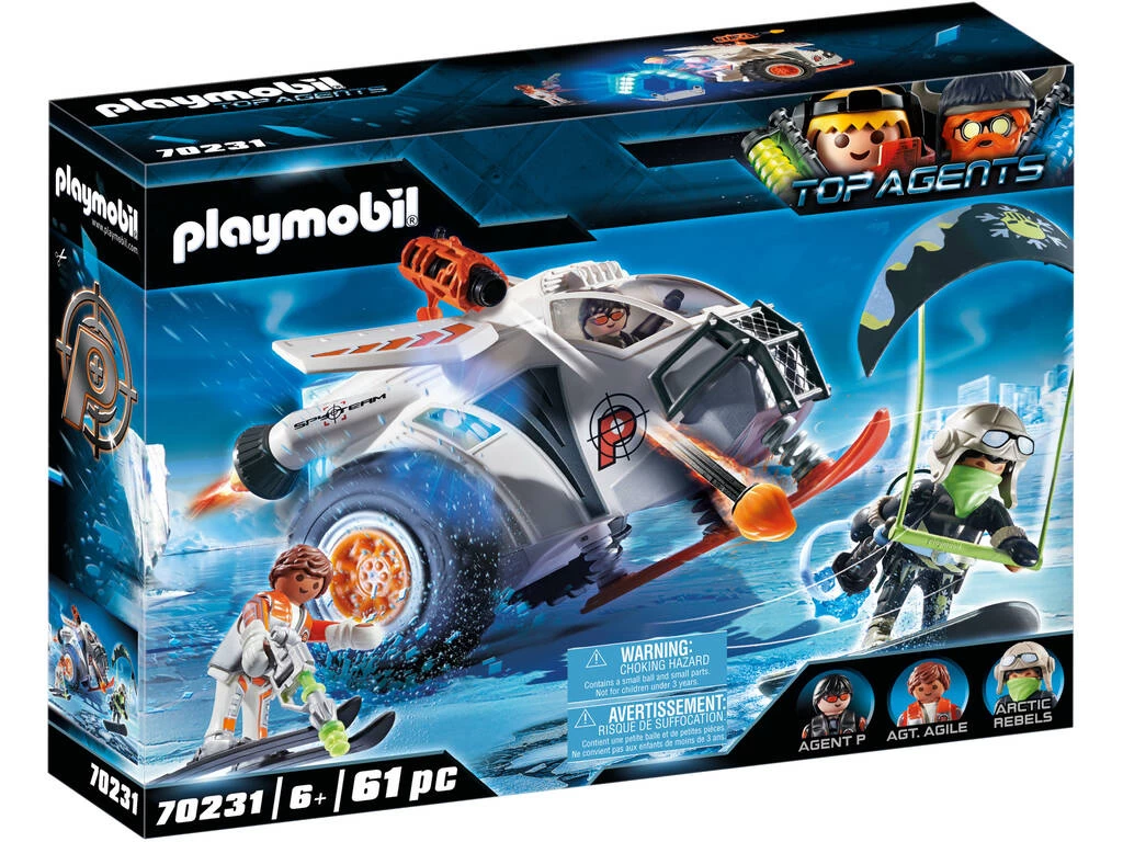 Playmobil TopAgents Spyteam Planeador De Nieve 70231 3 Playmobil TopAgents Spyteam Planeador De Nieve 70231