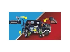Playmobil City Action Helicóptero De Policía Persecución Del Vehículo Huido 70575 -Playmobil Ventas 1999957601g02