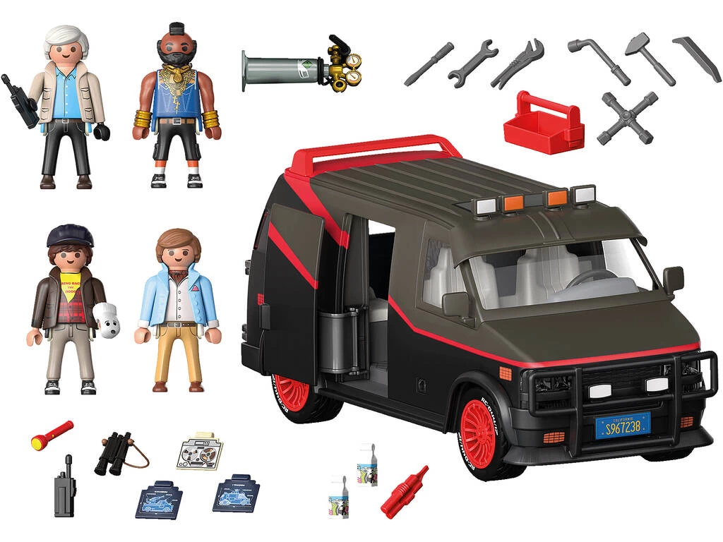 Playmobil La Furgoneta Del Equipo A 70750 4 Playmobil La Furgoneta Del Equipo A 70750 - Imagen 2