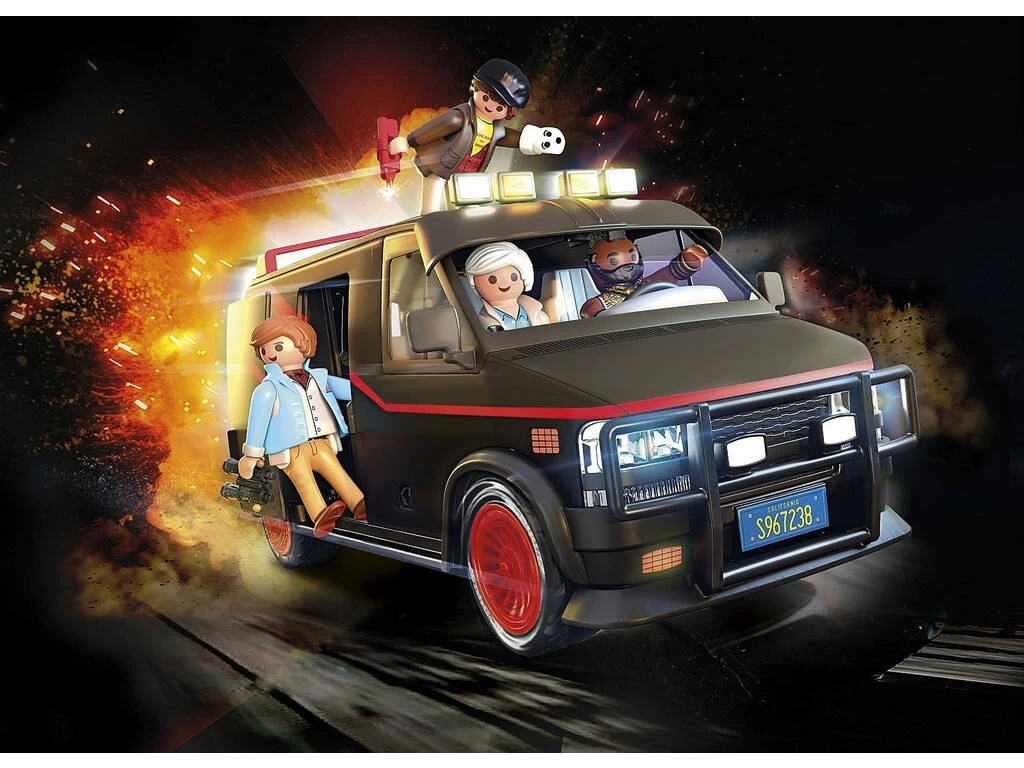 Playmobil La Furgoneta Del Equipo A 70750 5 Playmobil La Furgoneta Del Equipo A 70750 - Imagen 3