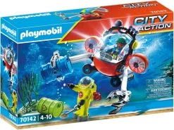 Playmobil Ventas 19 Playmobil Rescate Marítimo Operacion Medioambiente Con Bote De Buceo 70142