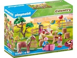 Playmobil Fiesta De Cumpleaños En La Granja De Ponis 70997