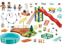 Playmobil Casa Moderna Fiesta En La Piscina Con Tobogán 70987 -Playmobil Ventas 1999962655g02