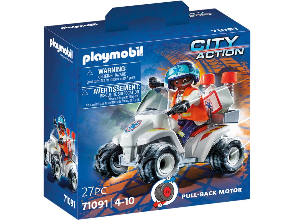 Playmobil Rescate Speed Quad 71091 3 Playmobil Rescate Speed Quad 71091