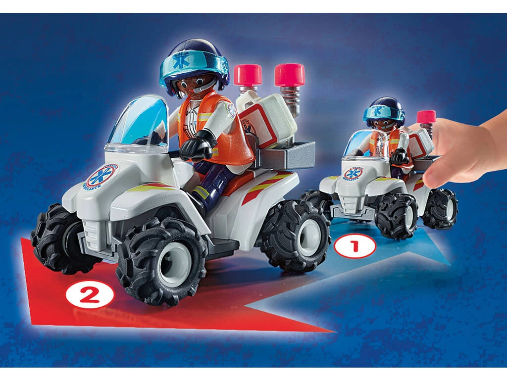 Playmobil Rescate Speed Quad 71091 5 Playmobil Rescate Speed Quad 71091 - Imagen 3