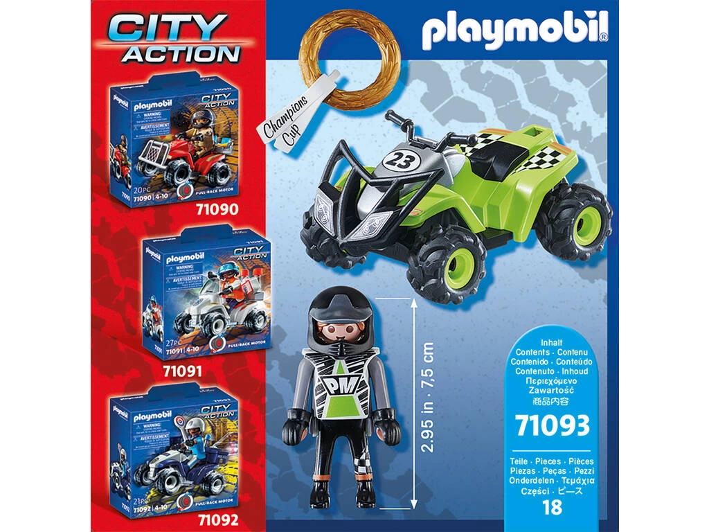 Playmobil Carreras Speed Quad 71093 6 Playmobil Carreras Speed Quad 71093 - Imagen 4