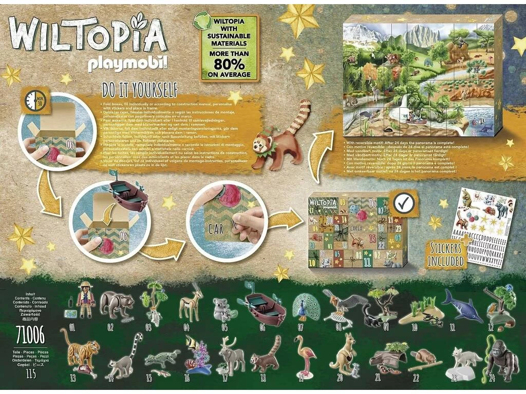 Playmobil Wiltopia Calendario De Adviento Viaje De Animales Alrededor Del Mundo 71006 5 Playmobil Wiltopia Calendario De Adviento Viaje De Animales Alrededor Del Mundo 71006 - Imagen 3