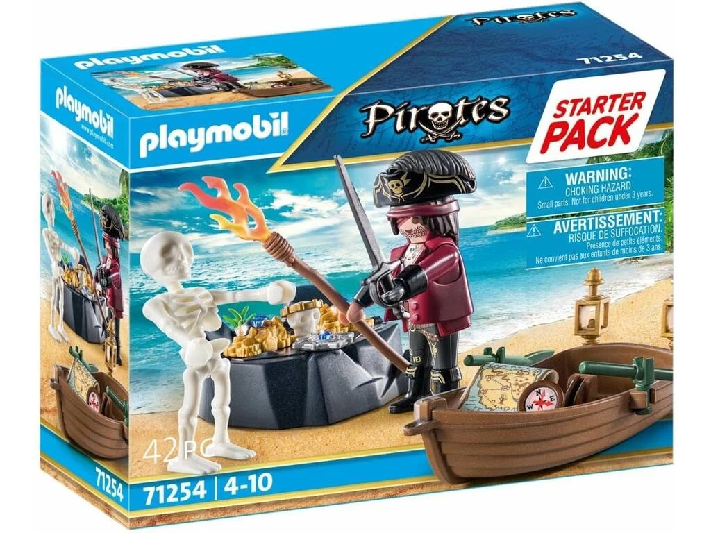 Playmobil Starter Pack Pirata Con Bote De Remos 71254 3 Playmobil Starter Pack Pirata Con Bote De Remos 71254