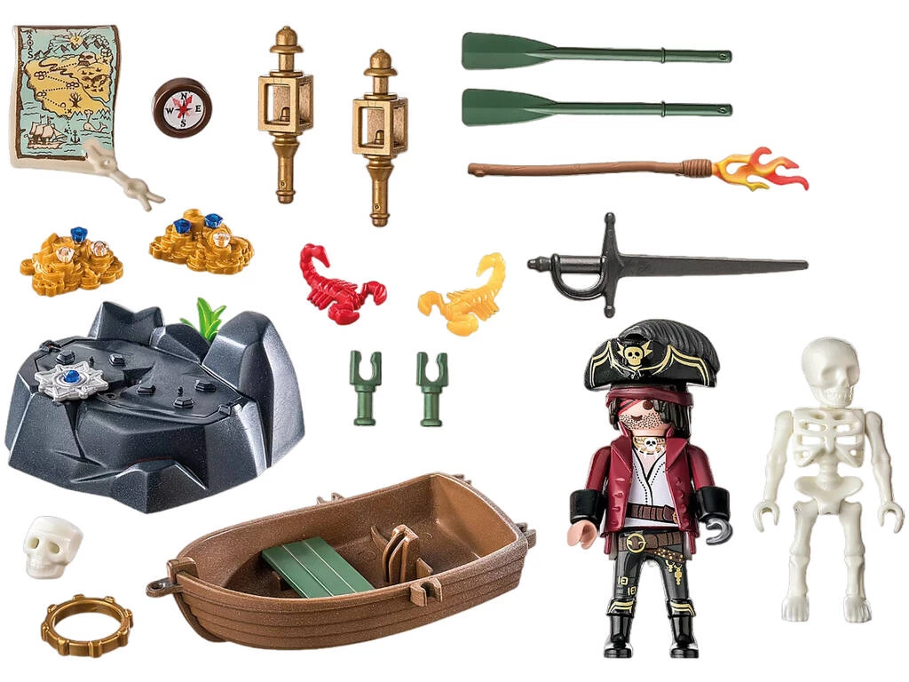 Playmobil Starter Pack Pirata Con Bote De Remos 71254 6 Playmobil Starter Pack Pirata Con Bote De Remos 71254 - Imagen 4