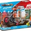Playmobil Starter Pack Stunt Show Moto Con Pared De Fuego 71256 -Playmobil Ventas 1999968597g00