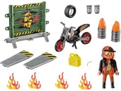 Playmobil Starter Pack Stunt Show Moto Con Pared De Fuego 71256 -Playmobil Ventas 1999968597g03