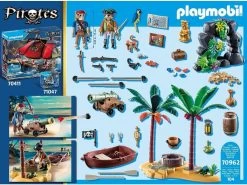 Playmobil Piratas Isla Del Tesoro Pirata Con Esqueleto Playmobil 70692 -Playmobil Ventas 1999968620g06