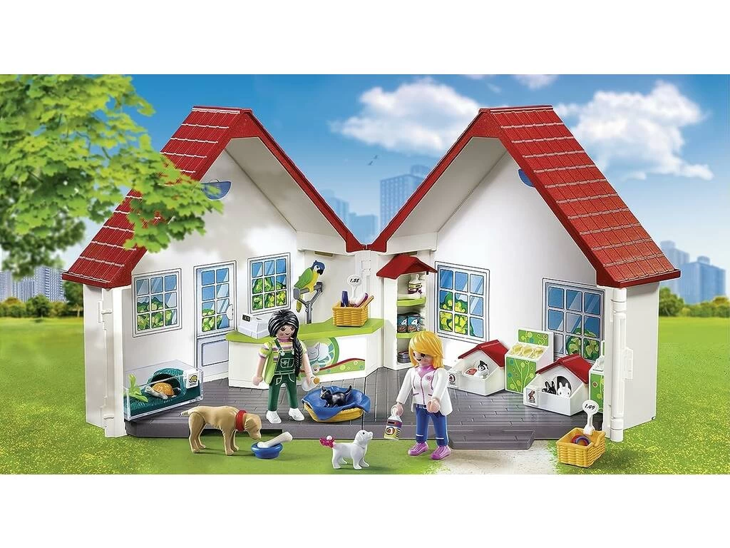 Playmobil City Life Tienda De Mascotas Maletín De Ploymobil 5633 4 Playmobil City Life Tienda De Mascotas Maletín De Ploymobil 5633 - Imagen 2