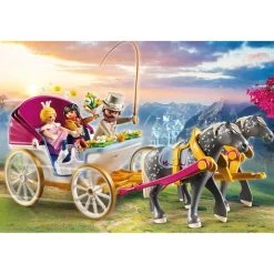 Playmobil - Carruaje Romántico Tirado Por Caballos 70449