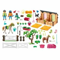 Playmobil - Clases De Equitación Con Boxes De Caballos - 70995 -Playmobil Ventas medias 1039