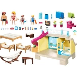 Playmobil - Bungalow Con Piscina 70435 -Playmobil Ventas medias 1054
