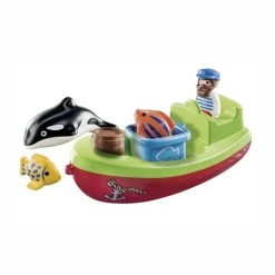 Playmobil - 1.2.3 Pescador Con Bote 70183 -Playmobil Ventas medias 1112