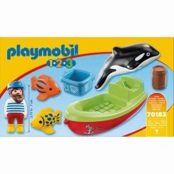 Playmobil - 1.2.3 Pescador Con Bote 70183 -Playmobil Ventas medias 1113