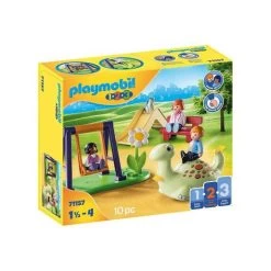 Playmobil - Parque Infantil Playmobil 1.2.3 Con Juguetes Educativos Y De Motricidad ㅤ