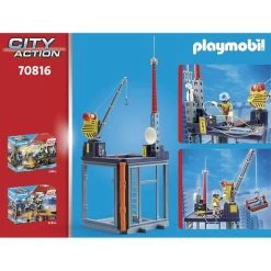 Playmobil - Starter Pack Construcción Con Grúa 70816 -Playmobil Ventas medias 157