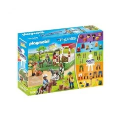 Playmobil - My Figures: Rancho De Caballos - Set De Juego Con 6 Figuras Y Caballos ㅤ -Playmobil Ventas medias 484