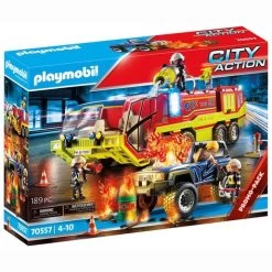 Playmobil - Operación De Rescate Con Camión De Bomberos 70557