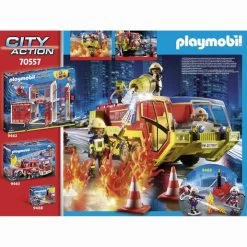 Playmobil - Operación De Rescate Con Camión De Bomberos 70557 -Playmobil Ventas medias 53