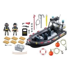 Playmobil - Lancha De Las Fuerzas Especiales - 9362 -Playmobil Ventas medias 584
