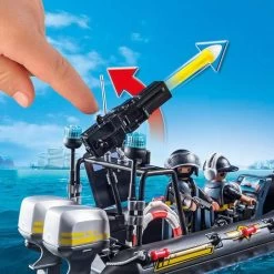 Playmobil - Lancha De Las Fuerzas Especiales - 9362 -Playmobil Ventas medias 586