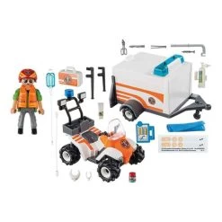 Playmobil - Quad De Rescate Con Remolque - 70053 -Playmobil Ventas medias 619