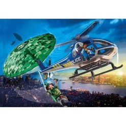Playmobil - Helicóptero De Policía: Persecución En Paracaídas - 70569 -Playmobil Ventas medias 649