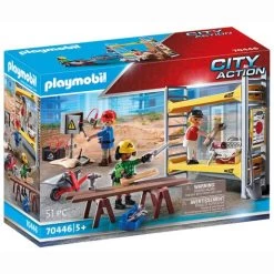 Playmobil - Andamio Con Obreros 70446