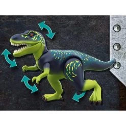 Playmobil - Dino Rise T-Rex: Batalla De Gigantes 70624 -Playmobil Ventas medias 798