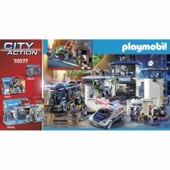 Playmobil - Kart Policial: Persecución Ladrón De Caja Fuerte -Playmobil Ventas medias 889