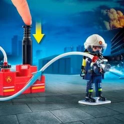Playmobil - Bomberos Con Bomba De Agua - 9468 -Playmobil Ventas medias 963