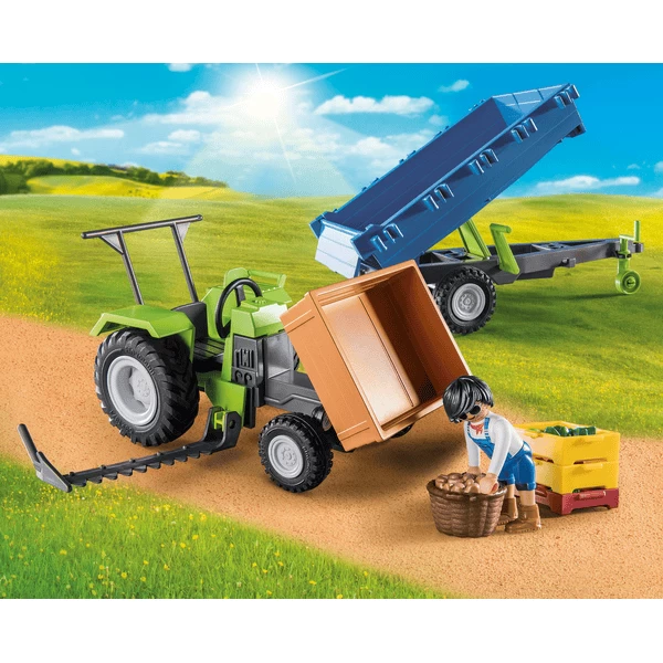 PLAYMOBIL Tractor Con Remolque 6 PLAYMOBIL Tractor Con Remolque - Imagen 4